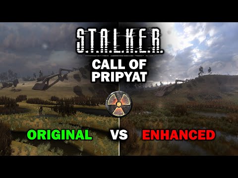 STALKER : Call Of Pripyat Original VS Enhanced Edition Comparison ! Visual Graphics, UI/HUD & Combat