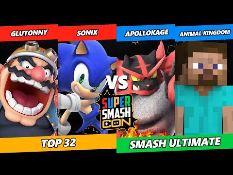 SSC 2022 Top 32 - Glutonny/Sonix Vs. Animal Kingdom/Apollo Kage - Smash Ultimate Tournament