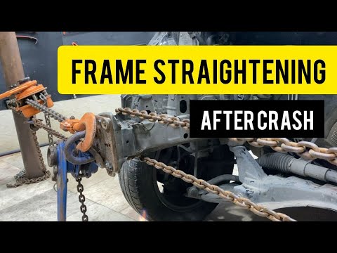 Front-End Crash Repair | Car Frame Straightening Process