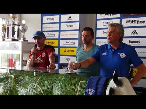 Peter Rubeck, Trainer FSV Salmrohr, nach dem 1:5 beim FK 03 Pirmasens