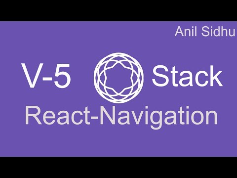 React Navigation 5 Tutorial 2 Stack Navigation