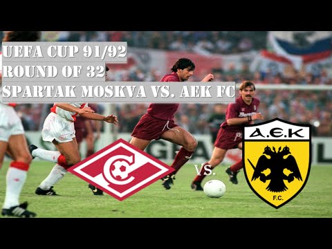 UEFA Cup 91/92 - Round of 32 - Spartak Moskva vs. AEK FC