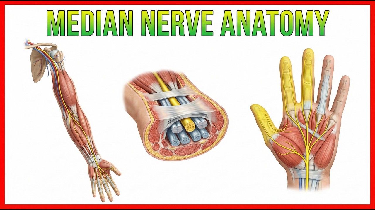 MEDIAN NERVE ANATOMY - Origin, Course, Branches and Clinical anatomy