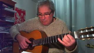Video thumbnail of "Rhythm Of The Rain - for solo guitar"