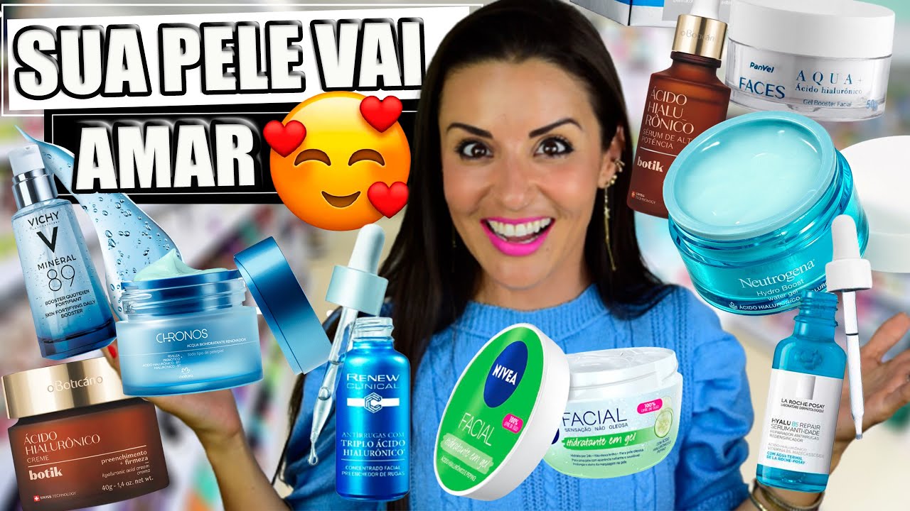Watch Now TOP 10 Ácido Hialurônico | Avon, Neutrogena, Nivea, Natura e mais! TOP 10 Ácido Hialurônico | Avon, Neutrogena, Nivea, Natura e mais!