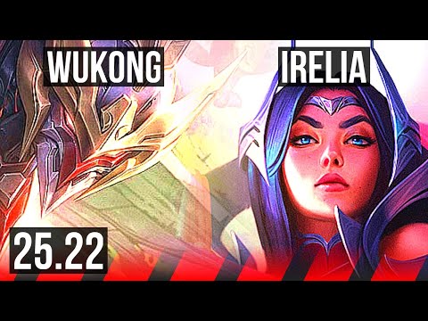 WUKONG vs IRELIA (TOP) | 600+ games | EUW Master | 25.22