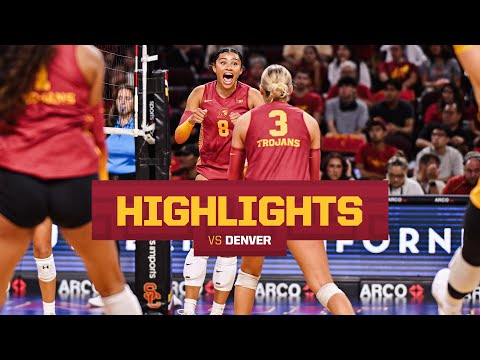 Women's Volleyball - USC 3, DU 0: Highlights (08/29/25)