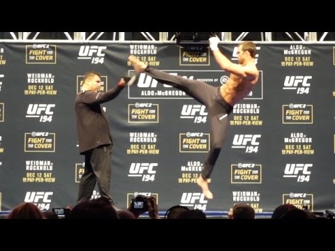 UFC 194: Open Workout Highlights