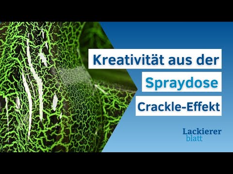 Crackle- oder Reißlackeffekt