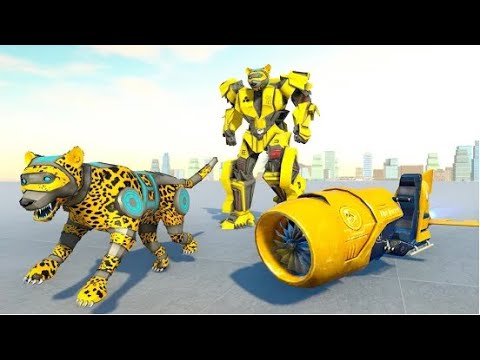 New Leopard Robot Transform Part-2 | Rescue City Robot Bike Android GamePlay | By Game Crazy