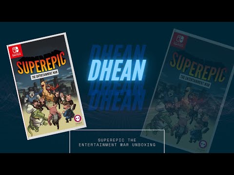SuperEpic The Entertainment War | Nintendo Switch Unboxing