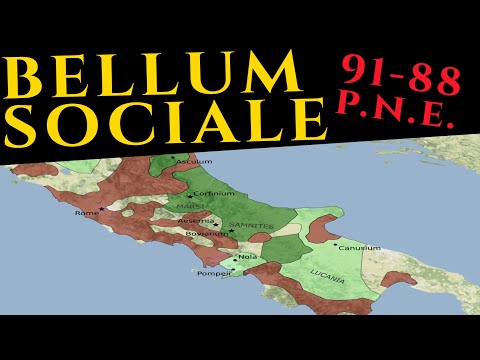 WOJNA RZYMU ZE SPRZYMIERZEŃCAMI 91-88 p.n.e.