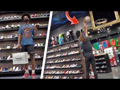 He Challenged Me To A 1v1 At COOLKICKS...