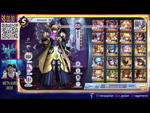 VENDENDO MINHA CONTA PEGA LENDÁRIO E TODOS OS CAVALEIROS - SAINT SEIYA AWAKENING