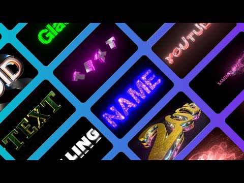 Intro Template 3D Text & Logo