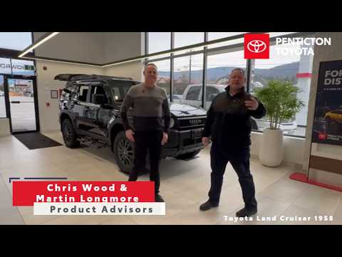 2026 Toyota Land Cruiser 1958 4WD in Black for sale at Penticton Toyota in Penticton, BC