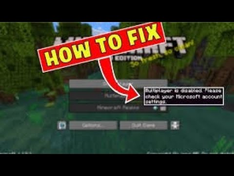 HOW TO FIX MULTIPLAYER IS DISABLE PLEASE CHAKE YOUR MINECRAFT ACCOUNT SETTING FIX 100% WORK 2 WAYS