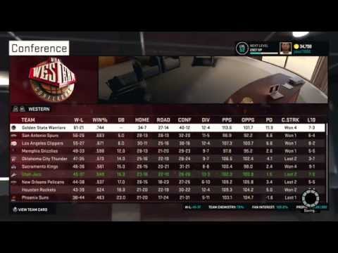 NBA 2K15 PS4 Jazz MyGM Ep. 5 - Playoffs? How!?