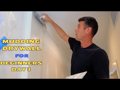 Taping Drywall for Beginners Day 3(Final Coat)