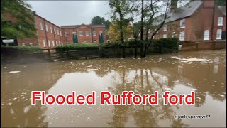 Missed Rufford ford? Here is today’s video of flooded Rufford ford.