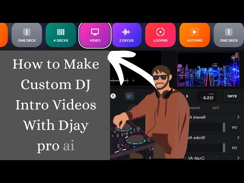 How to Make Custom DJ Intro Videos With Djay pro ai