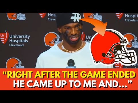 SHEDEUR SANDERS MAKES A BIG STATEMENT ABOUT THE BROWNS’ HEAD COACH AFTER THE WIN OVER THE BENGALS!
