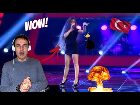 Italian React 🇹🇷 Tuğçe Gendigelen - The Voice Of Turkey | What a performance! 😲