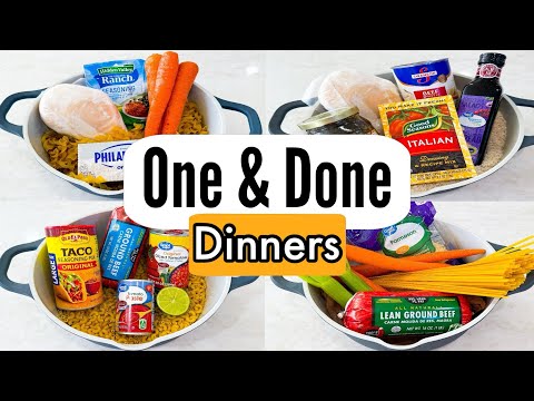 5 Tried & True ONE-POT Meals | The EASIEST Tasty Weeknight Recipes! | Julia Pacheco
