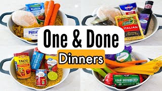 5 Tried & True ONE-POT Meals | The EASIEST Tasty Weeknight Recipes! | Julia Pacheco