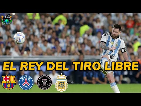 LIONEL MESSI y todos sus goles de TIRO LIBRE