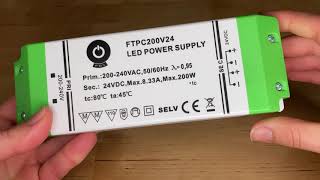 FTPC200V24 POS Napěťový zdroj 199W 24V 8.33A