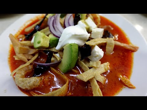 Deliciosa Sopa de tortilla ¡Descansa de los recalentados!
