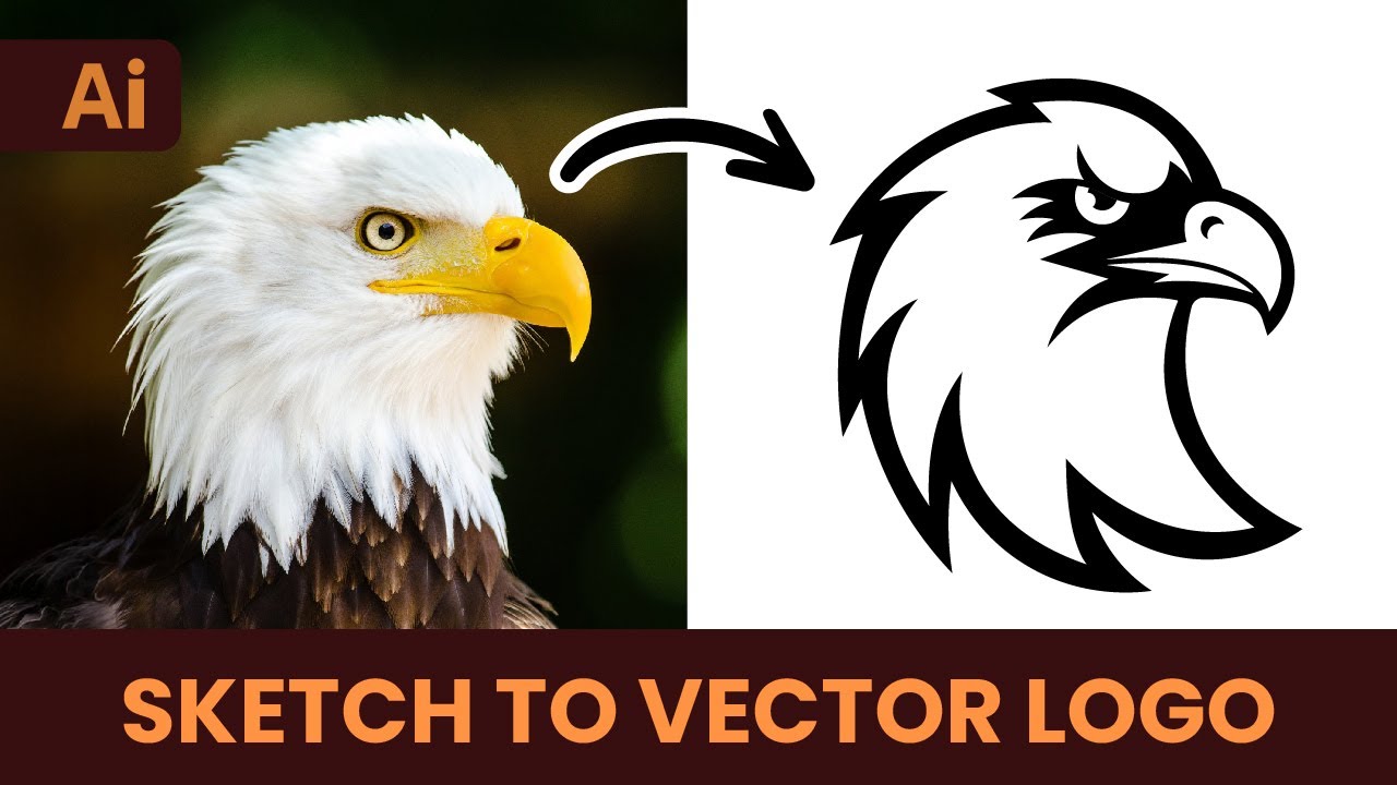 How to Create a Bold Eagle Logo in Illustrator - Step by Step Tutorial