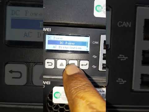 HUAWEI  Rectifier charging Limit settings.