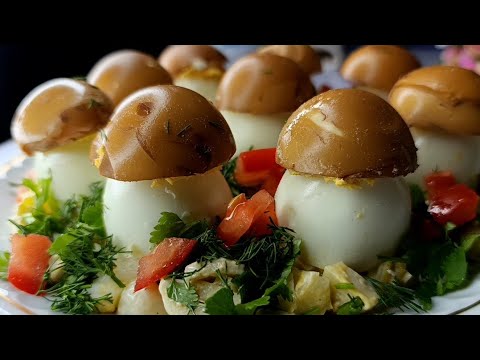 Они такие вкусные- мои гости в шоке! Фаршированные яйца как закуска на Новый год🌲