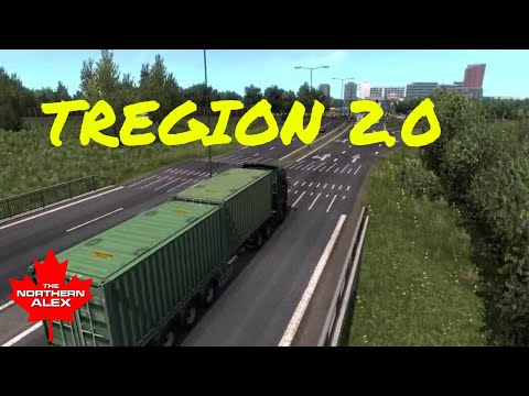 Euro Truck Simulator 2 ~Tregion Mod ~ Start of a new career