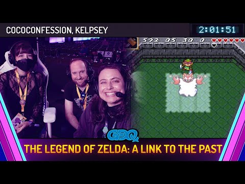 The Legend of Zelda: A Link to the Past by CocoConfession and kelpsey in 2:01:51 - GDQx 2025