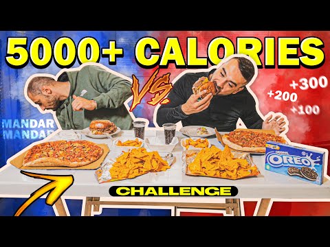 5000+ CALORIES CHALLENGE ZA 1 SAAT SO MANDAR!?
