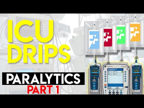 WHAT ARE PARALYTICS AND HOW THEY WORK - Paralytics (Part 1) - ICU Drips