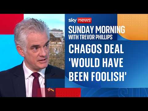 Chagos deal 'pretty much at an end' after Trump pressure, says shadow defence secretary