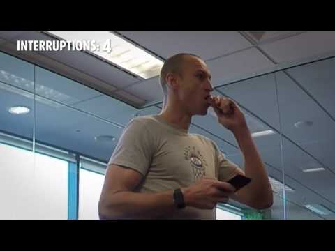 Fitzy loses it over constant interruptions to his work day