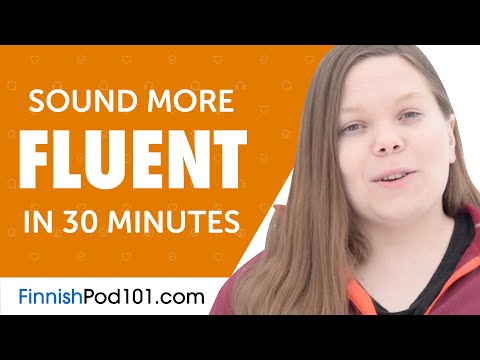 30 Minutes of Finnish Conversation Practice to Sound More Fluent