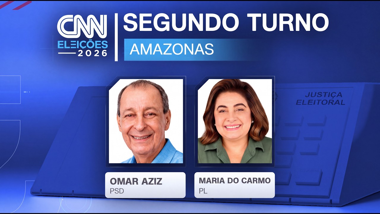 Omar Aziz e Prof. Maria do Carmo vão ao 2º turno no Amazonas | CNN ELEIÇÕES