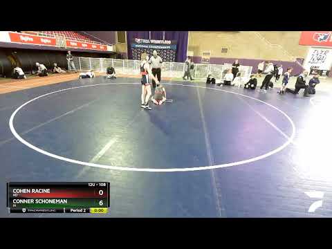 100-101 Lbs Round 3 - Jaydon LeNoble, WI Vs Regan Gustafson, ND 47f5