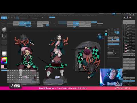 From Core to Pro with IR Sculpts - Ian Robinson - ZBrush 2021.7