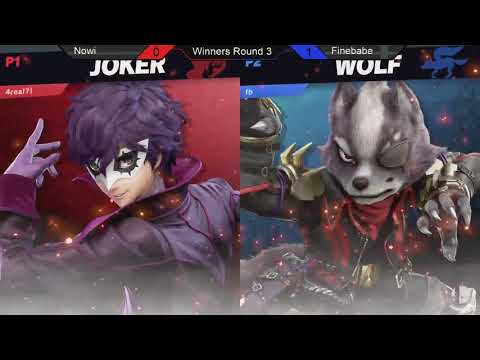 Smash Ultimate @ UCI #15 - FineBabe (Wolf) vs NS Nowi (Joker) Winners Round 3 -