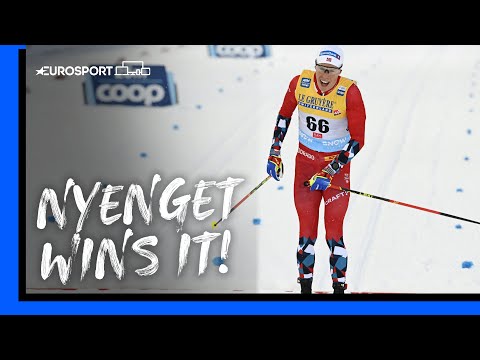 🇳🇴 Norway's Martin Lowstrom Nyenget WINS 10km classic in Ruka | Eurosport