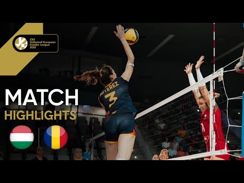  Highlights | Hungary vs. Romania - CEV Volleyball European Golden League 2025 | Women 