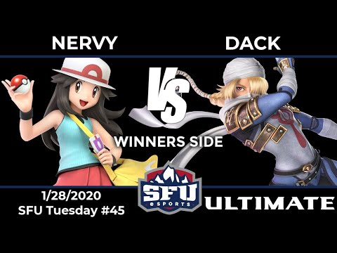 SFU Tuesday #45: nervy (Pokemon Trainer) vs Dack (Sheik) - Winners Round 3
