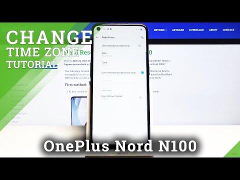 How to Change Time and Date in OnePlus Nord N100 – Set Time Zone